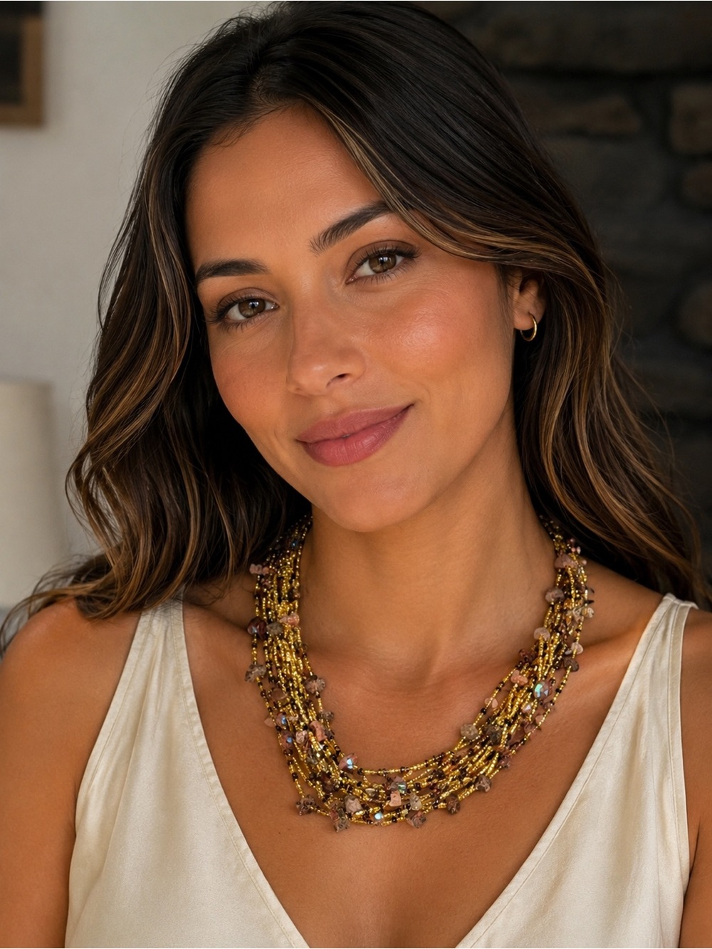 Handmade Guatemalan Artisan Multi-Strand Necklace